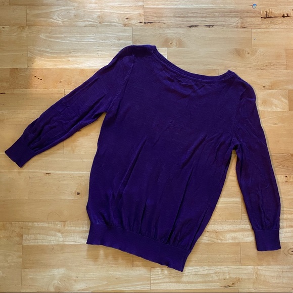 H&M Basic thin purple sweater - Picture 16 of 16